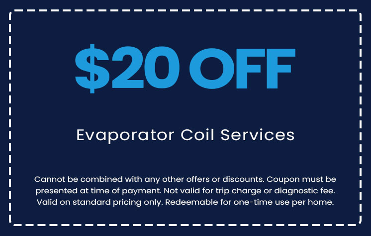 Discounts on Evaporator Coil Services