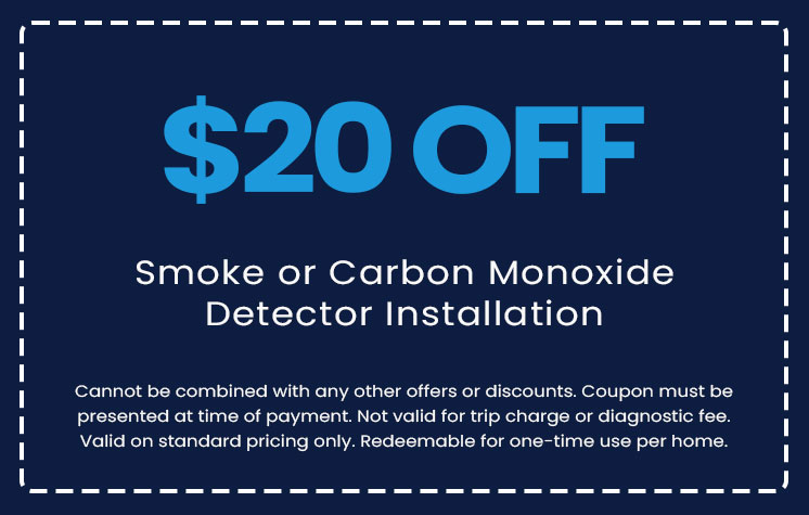 Discounts on Smoke or Carbon Monoxide Detector Installation